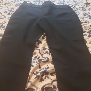 Spanx The Perfect Pant Slim Straight Black Pant Womens LP